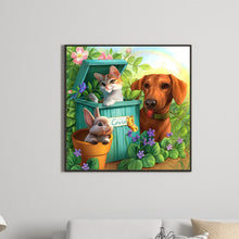 Charger l'image dans la galerie, Animal-complet Round peinture au diamant-30x30cm