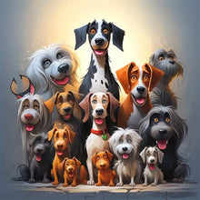Charger l'image dans la galerie, Dog-complet Square peinture au diamant-40x40cm