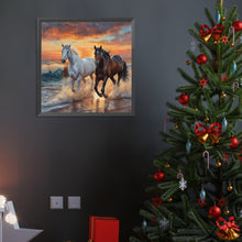 Charger l'image dans la galerie, Horse-complet Round peinture au diamant-40x40cm