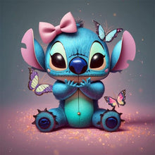 Charger l'image dans la galerie, Stitch-complet Round peinture au diamant-30x30cm