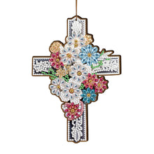 Charger l'image dans la galerie, Cross-Single Side Drill-Diamond Pendant