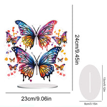 Charger l'image dans la galerie, Ornement de bureau papillon-simple face-diamant