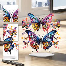 Charger l'image dans la galerie, Ornement de bureau papillon-simple face-diamant