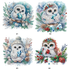 Charger l'image dans la galerie, Hibou-Peinture diamant spéciale partielle-30x30cm