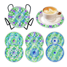 Charger l'image dans la galerie, 6Pcs/Set-Mandala-Acrylic Waterproof Diamond Coaster