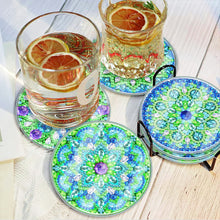 Charger l'image dans la galerie, 6Pcs/Set-Mandala-Acrylic Waterproof Diamond Coaster