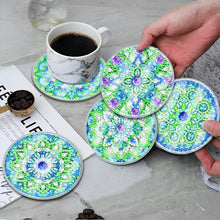 Charger l'image dans la galerie, 6Pcs/Set-Mandala-Acrylic Waterproof Diamond Coaster