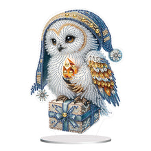 Charger l'image dans la galerie, Owl-Single Side Drill-Acrylic Diamond Desktop Ornament
