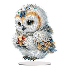 Charger l'image dans la galerie, Owl-Single Side Drill-Acrylic Diamond Desktop Ornament