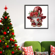 Charger l'image dans la galerie, Gnome de la Saint-Valentin - Peinture diamant spéciale partielle - 30 x 30 cm