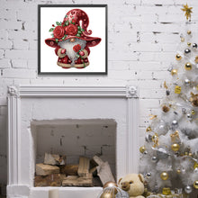 Charger l'image dans la galerie, Gnome de la Saint-Valentin - Peinture diamant spéciale partielle - 30 x 30 cm