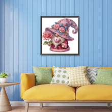 Charger l'image dans la galerie, Gnome de la Saint-Valentin - Peinture diamant spéciale partielle - 30 x 30 cm