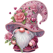 Charger l'image dans la galerie, Gnome de la Saint-Valentin - Peinture diamant spéciale partielle - 30 x 30 cm