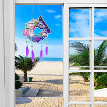 Charger l'image dans la galerie, Pendentif diamant ange/papillon-double face forage-lumineux