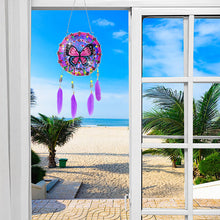 Charger l'image dans la galerie, Pendentif diamant ange/papillon-double face forage-lumineux