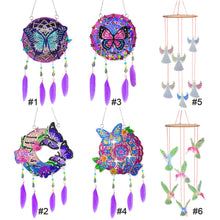 Charger l'image dans la galerie, Pendentif diamant ange/papillon-double face forage-lumineux