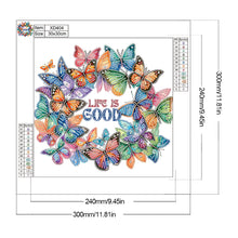 Charger l'image dans la galerie, Papillon Tournesol-Peinture diamant spéciale partielle-30x30cm