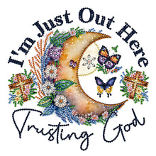 Charger l'image dans la galerie, Papillon Tournesol-Peinture diamant spéciale partielle-30x30cm