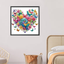 Charger l'image dans la galerie, Papillon Tournesol-Peinture diamant spéciale partielle-30x30cm