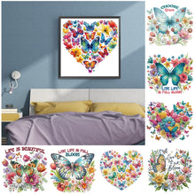 Charger l'image dans la galerie, Papillon Tournesol-Peinture diamant spéciale partielle-30x30cm