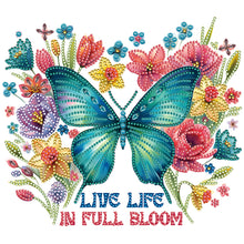 Charger l'image dans la galerie, Papillon Tournesol-Peinture diamant spéciale partielle-30x30cm