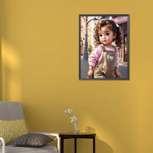 Charger l'image dans la galerie, La vie des animaux de compagnie Fille-Full Round/Square Diamond Painting-30x40cm/40x50cm/50x70cm