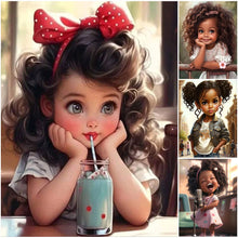 Charger l'image dans la galerie, Princess Fille-Full Round/Square Diamond Painting-30x40cm/40x50cm/50x70cm