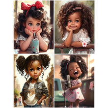 Charger l'image dans la galerie, Princess Fille-Full Round/Square Diamond Painting-30x40cm/40x50cm/50x70cm