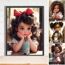 Charger l'image dans la galerie, Princess Fille-Full Round/Square Diamond Painting-30x40cm/40x50cm/50x70cm