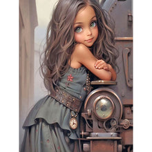 Charger l'image dans la galerie, La vie des animaux de compagnie Fille-Full Round/Square Diamond Painting-30x40cm/40x50cm/50x70cm