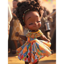 Charger l'image dans la galerie, African American Fille-Full Round/Square Diamond Painting-30x40cm/40x50cm/50x70cm