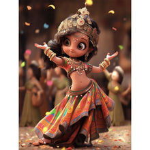 Charger l'image dans la galerie, African American Fille-Full Round/Square Diamond Painting-30x40cm/40x50cm/50x70cm