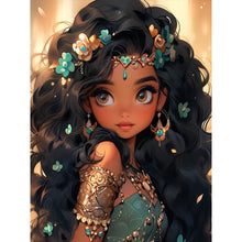 Charger l'image dans la galerie, African American Fille-Full Round/Square Diamond Painting-30x40cm/40x50cm/50x70cm