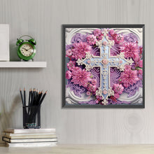 Charger l'image dans la galerie, Cross-Partial Spécial Diamond Painting-30x30cm