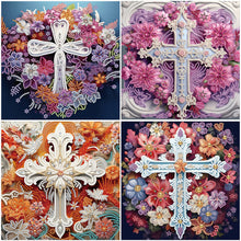 Charger l'image dans la galerie, Cross-Partial Spécial Diamond Painting-30x30cm