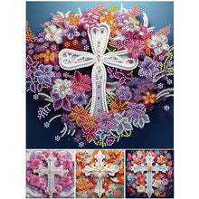 Charger l'image dans la galerie, Cross-Partial Spécial Diamond Painting-30x30cm