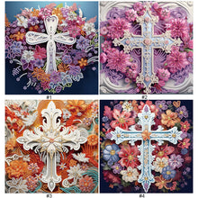 Charger l'image dans la galerie, Cross-Partial Spécial Diamond Painting-30x30cm