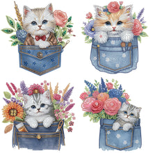 Charger l'image dans la galerie, Chat-Partiel Spécial Diamond Painting-30x30cm