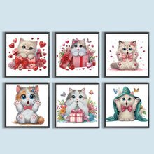 Charger l'image dans la galerie, Chat-Partial Spécial Diamond Painting-30x30cm