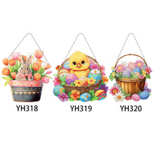 Charger l'image dans la galerie, Pendentif diamant simple face en acrylique de Pâques