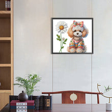 Charger l'image dans la galerie, Peinture diamant spéciale partielle pour chien-35x30cm