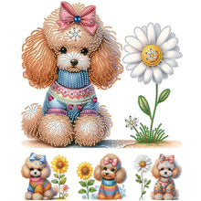 Charger l'image dans la galerie, Peinture diamant spéciale partielle pour chien-35x30cm