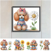 Charger l'image dans la galerie, Peinture diamant spéciale partielle pour chien-35x30cm