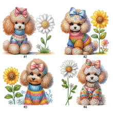 Charger l'image dans la galerie, Peinture diamant spéciale partielle pour chien-35x30cm