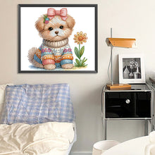 Charger l'image dans la galerie, Peinture diamant spéciale partielle pour chien-35x30cm