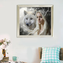 Charger l'image dans la galerie, Loup beauté -Diamond painting 30*40