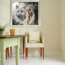 Charger l'image dans la galerie, Loup beauté -Diamond painting 30*40