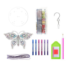 Charger l'image dans la galerie, Acrylique Vent Carillon Cloche Pendentif DIY Diamant Peinture Mosaïque Kit