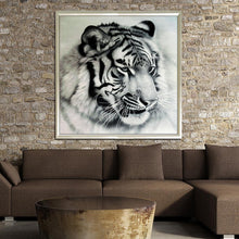 Charger l'image dans la galerie, Tigre - diamant rond complet - 30x30cm