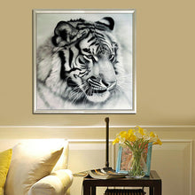 Charger l'image dans la galerie, Tigre - diamant rond complet - 30x30cm